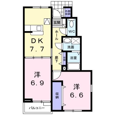フローレンス松代 101【管理NO：1-010800901-01010】 ★家具家電は申し込み後に搬入します 2026年08月下旬入居可能の外観画像