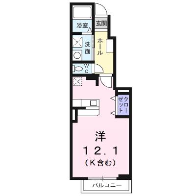 アイリスコートＢ 102【管理NO：1-014727302-01020】 ★家具家電は申し込み後に搬入します★ ★2026年08月下旬入居可能★の外観画像