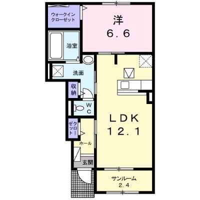 マーレ・カイＡ 102【管理NO：1-025142501-01020】 ★家具家電は申し込み後に搬入します 2026年09月下旬入居可能の外観画像