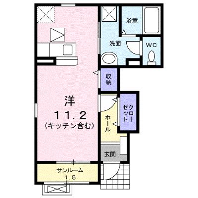フローレンス　富岡 101【管理NO：1-022890801-01010】 ★家具家電は申し込み後に搬入します★ ★2026年08月下旬入居可能★の外観画像