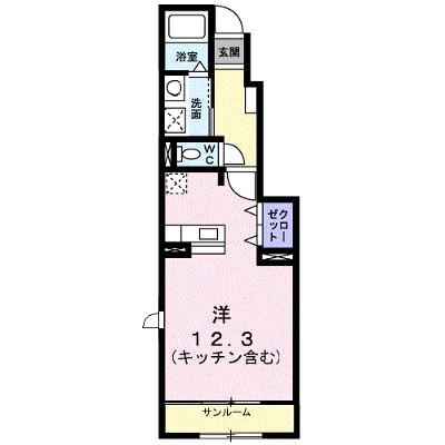 ベル・プロムナード 104【管理NO：1-012920601-01040】 ★家具家電は申し込み後に搬入します 2026年08月下旬入居可能の外観画像