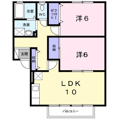 ハイカムール・シュマンＡ 102【管理NO：1-099146601-01020】 ★家具家電は申し込み後に搬入します★の外観画像