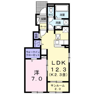 ククナ 101【管理NO：1-026287401-01010】 ★家具家電は申し込み後に搬入します 2026年09月中旬入居可能の外観画像