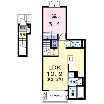 フォンテーヌ・カルム 202【管理NO：1-018006501-02020】 ★家具家電は申し込み後に搬入します 2026年08月下旬入居可能の外観画像