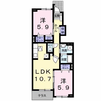 グレイスフル 102【管理NO：1-014980501-01020】 ★家具家電は申し込み後に搬入します★ ★2026年08月下旬入居可能★の外観画像