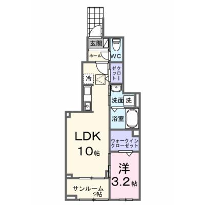 ララ　シャングリラ 104【管理NO：1-028441501-01040】 ★家具家電は申し込み後に搬入します 2026年11月上旬入居可能の外観画像