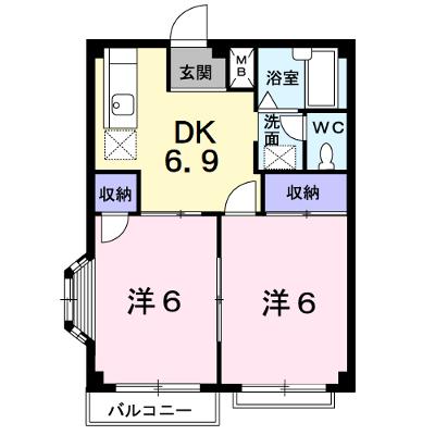 レジデンスエバグリーン 205【管理NO：1-003766401-02050】 ★家具家電は申し込み後に搬入します 2026年09月上旬入居可能の外観画像