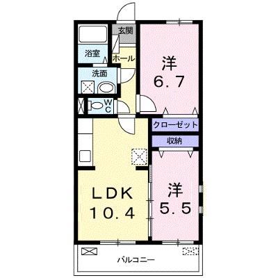 クリスタル・ハウスＢ 201【管理NO：1-019729902-02010】 ★家具家電は申し込み後に搬入します 2026年08月下旬入居可能の外観画像