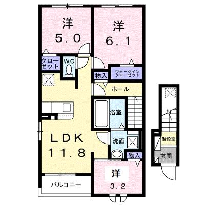メゾンヴェール高田 201【管理NO：1-028269601-02010】 ★家具家電は申し込み後に搬入します★ ★2026年09月上旬入居可能★の外観画像