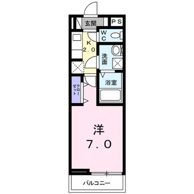 ガゾン 202【管理NO：1-024736601-02020】 ★家具家電は申し込み後に搬入します★ ★2026年08月中旬入居可能★の外観画像