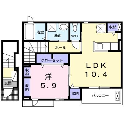 プラム鎌倉 203【管理NO：1-022361401-02030】 ★家具家電は申し込み後に搬入します★ ★2026年08月下旬入居可能★の外観画像