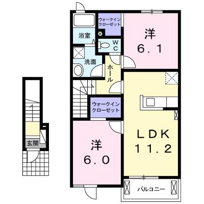 パレイシア 203【管理NO：1-019119201-02030】 ★家具家電は申し込み後に搬入します★ ★2026年09月上旬入居可能★の外観画像