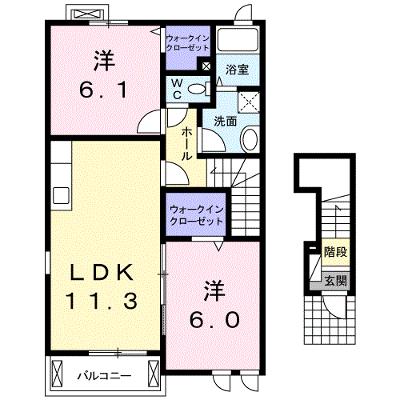 フレーズ　Ｂ 201【管理NO：1-017274602-02010】 ★家具家電は申し込み後に搬入します 2026年08月下旬入居可能の外観画像