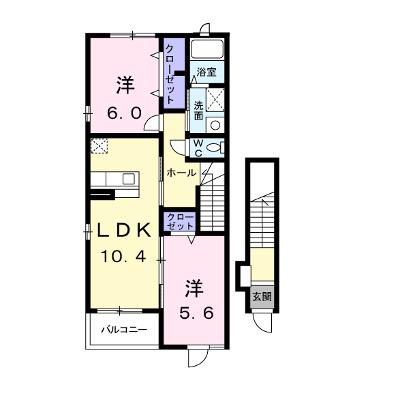 フィデール 201【管理NO：1-017757401-02010】 ★家具家電は申し込み後に搬入します★の外観画像