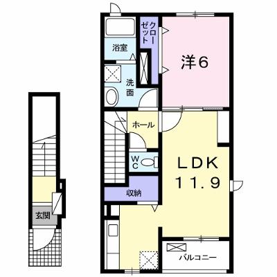 リバーサイド稲熊 202【管理NO：1-020241201-02020】 ★家具家電は申し込み後に搬入します★の外観画像