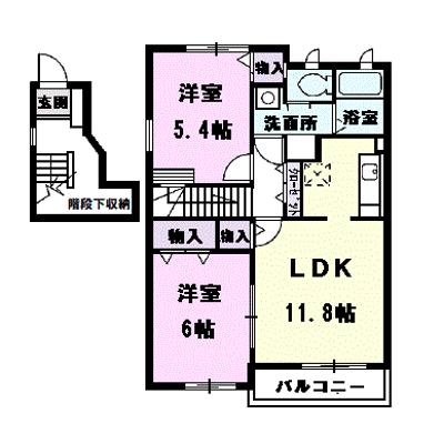 アンフィニ・フォレ 203【管理NO：1-011654901-02030】 ★家具家電は申し込み後に搬入します★ ★2026年08月中旬入居可能★の外観画像