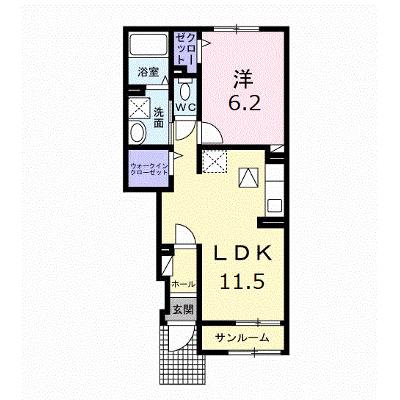 ステラＫ 102【管理NO：1-027534701-01020】 ★家具家電は申し込み後に搬入します 2026年09月中旬入居可能の外観画像
