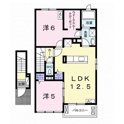 ノーブル　グラス　Ⅱ 203【管理NO：1-022254002-02030】 ★家具家電は申し込み後に搬入します 2026年07月下旬入居可能の外観画像