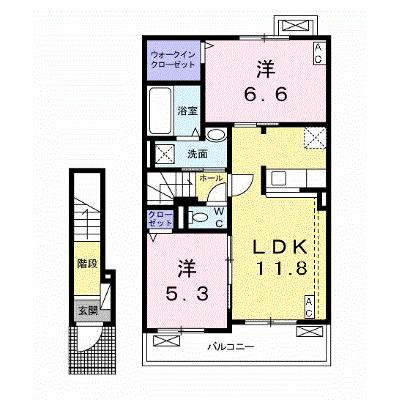 マニフィークⅡ 203【管理NO：1-023112702-02030】 ★家具家電は申し込み後に搬入します★ ★2026年10月上旬入居可能★の外観画像