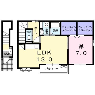 エバーグリーン 202【管理NO：1-024538201-02020】 ★家具家電は申し込み後に搬入します 2026年08月上旬入居可能の外観画像