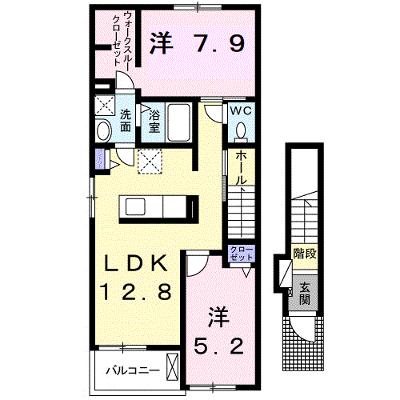 プロスペリタ天白川緑地南 201【管理NO：1-024282901-02010】 ★家具家電は申し込み後に搬入します★ ★2026年08月下旬入居可能★の外観画像