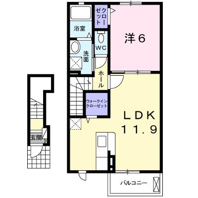 ＫＫヒルズ 203【管理NO：1-022201301-02030】 ★家具家電は申し込み後に搬入します★ ★2026年08月下旬入居可能★の外観画像