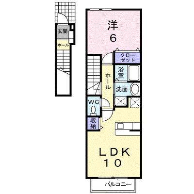 フォルシュ　ハイム　Ｂ 201【管理NO：1-017750002-02010】 ★家具家電は申し込み後に搬入します★ ★2026年08月下旬入居可能★の外観画像