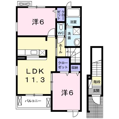 ナイト　Ⅰ 201【管理NO：1-014433901-02010】 ★家具家電は申し込み後に搬入します★ ★2026年09月中旬入居可能★の外観画像