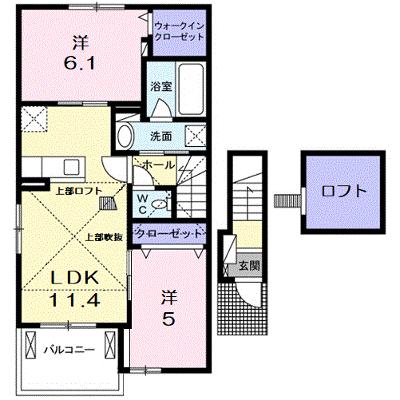 スリーズⅠ 201【管理NO：1-023027101-02010】 ★家具家電は申し込み後に搬入します 2026年08月上旬入居可能の外観画像