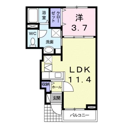 グラードⅢ 101【管理NO：1-020912801-01010】 ★家具家電は申し込み後に搬入します 2026年09月上旬入居可能の外観画像