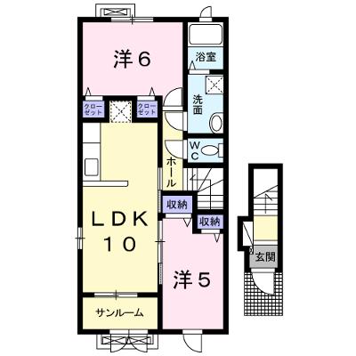 グレース　レミカ 201【管理NO：1-020495901-02010】 ★家具家電は申し込み後に搬入します 2026年08月下旬入居可能の外観画像