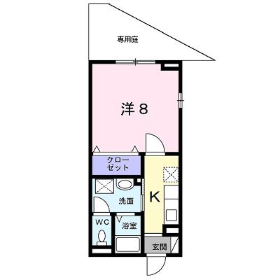 ロゼ・クリスタⅡ 108【管理NO：1-019353301-01070】 ★家具家電は申し込み後に搬入します★ ★2026年09月中旬入居可能★の外観画像