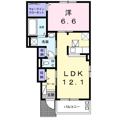 ラ・ロンディーネⅠ 103【管理NO：1-023795701-01030】 ★家具家電は申し込み後に搬入します★ ★2026年09月中旬入居可能★の外観画像