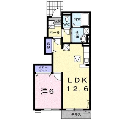 ブリーゼ・Ｆ 102【管理NO：1-013347401-01020】 ★家具家電は申し込み後に搬入します 2026年08月下旬入居可能の外観画像