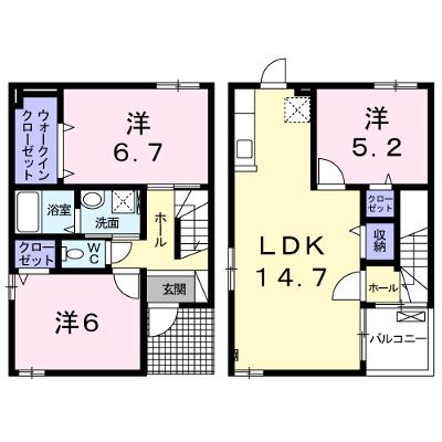 田町戸建住宅 101【管理NO：1-024746501-01010】 ★家具家電は申し込み後に搬入します★の外観画像