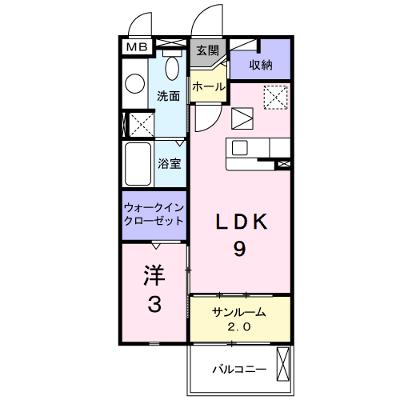 ボンヌ・シャンス 107【管理NO：1-017299101-01060】 ★家具家電は申し込み後に搬入します★ ★2026年09月上旬入居可能★の外観画像