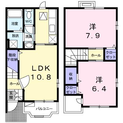 ソレイユ堀溝 105【管理NO：1-015085501-01040】 ★家具家電は申し込み後に搬入します★ ★2026年10月中旬入居可能★の外観画像