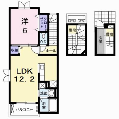 グラシア 303【管理NO：1-018561501-03030】 ★家具家電は申し込み後に搬入します 2026年08月下旬入居可能の外観画像