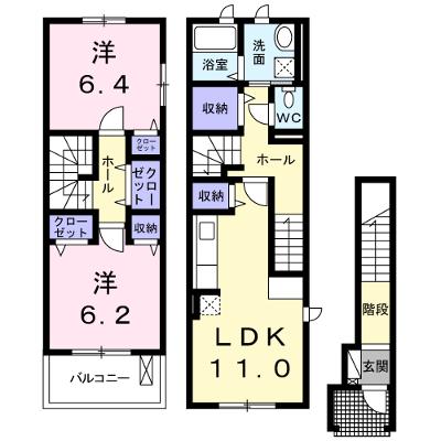 スマート　ハズ 215【管理NO：1-017596201-02120】 ★家具家電は申し込み後に搬入します★ ★2026年09月上旬入居可能★の外観画像