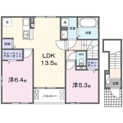 サンリットⅡ　（和歌山市内原） 201【管理NO：1-027291602-02010】 ★家具家電は申し込み後に搬入します★ ★2026年09月下旬入居可能★の外観画像
