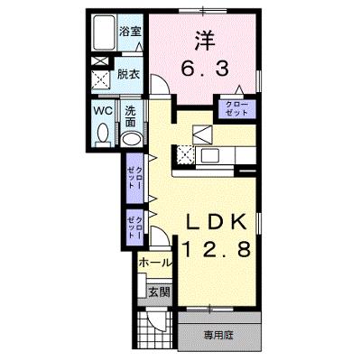 アウローラ神楽野Ⅱ 102【管理NO：1-012728602-01020】 ★家具家電は申し込み後に搬入します★の外観画像