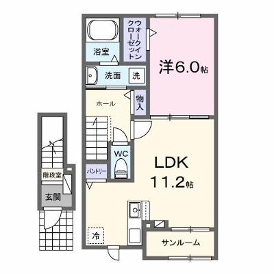 グラン　ルナ 202【管理NO：1-027725001-02020】 ★家具家電は申し込み後に搬入します 2026年08月上旬入居可能の外観画像