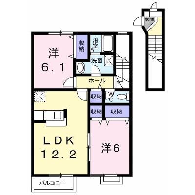 ガーデン　ヴィラＡ 202【管理NO：1-012125801-02020】 ★家具家電は申し込み後に搬入します 2026年08月下旬入居可能の外観画像