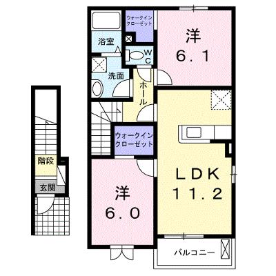 アルバ・ＴＡＫＡ　Ｂ 203【管理NO：1-020204102-02030】 ★家具家電は申し込み後に搬入します★の外観画像
