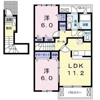 ヴィラ・ソレイユＡ 203【管理NO：1-015165001-02030】 ★家具家電は申し込み後に搬入します 2026年09月中旬入居可能の外観画像