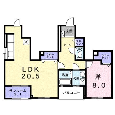 ボヌ　シャンス　Ｍ 102【管理NO：1-020081901-01020】 ★家具家電は申し込み後に搬入します 2026年08月中旬入居可能の外観画像