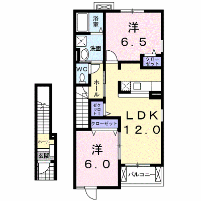 ラティオ．ＦＪ 205【管理NO：1-013628401-02040】 ★家具家電は申し込み後に搬入します★の外観画像