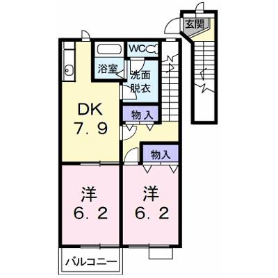 ソレアード　高岡 202【管理NO：1-011523501-02020】 ★家具家電は申し込み後に搬入します★の外観画像