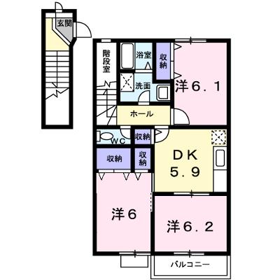 ビルゴＡ 201【管理NO：1-007625001-02010】 ★家具家電は申し込み後に搬入します★ ★2026年09月中旬入居可能★の外観画像