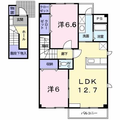 グレース　ドゥ 201【管理NO：1-007985001-02010】 ★家具家電は申し込み後に搬入しますの外観画像